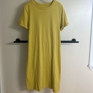Yellow cotton dress